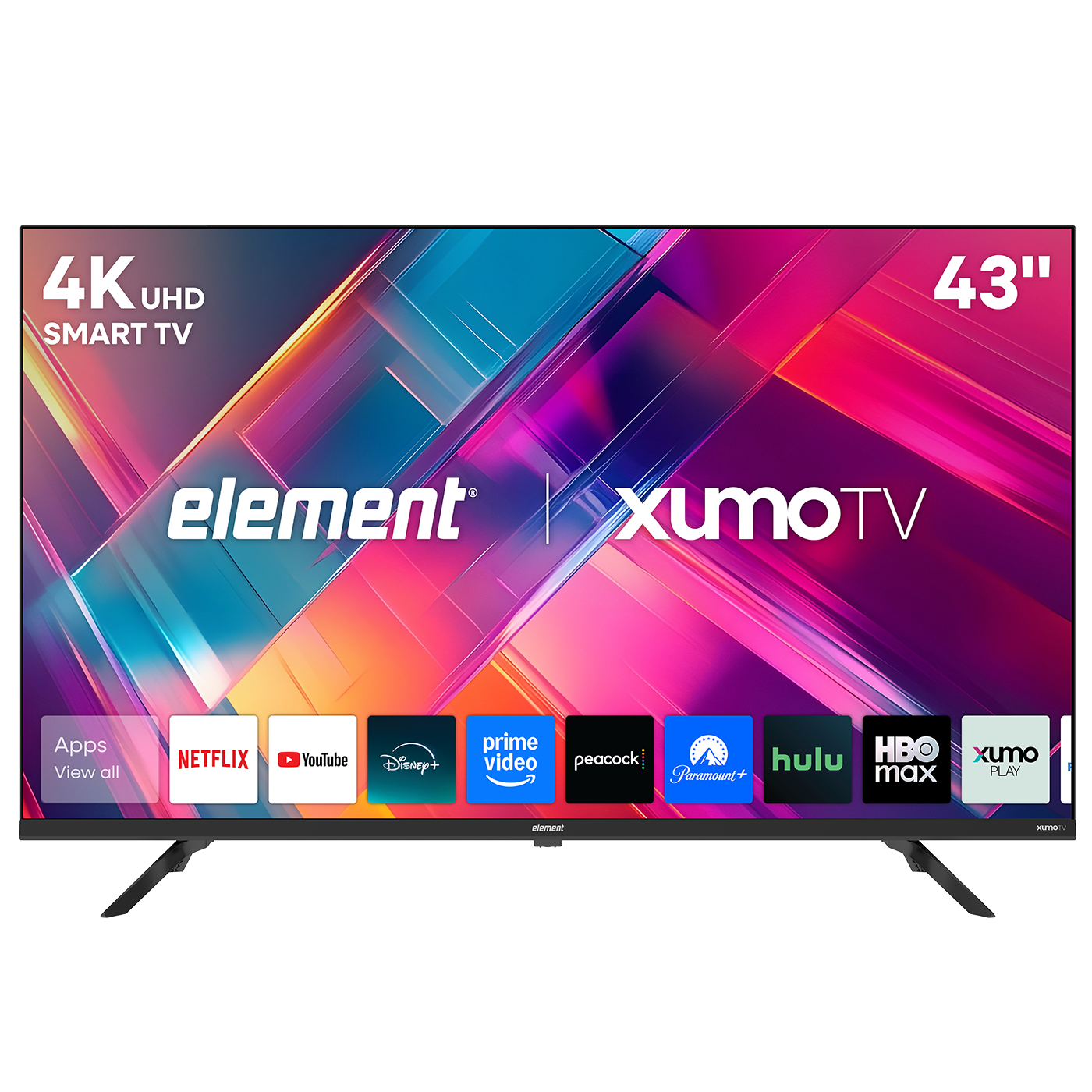 Element 43" 4K UHD  HDR Frameless Xumo TV