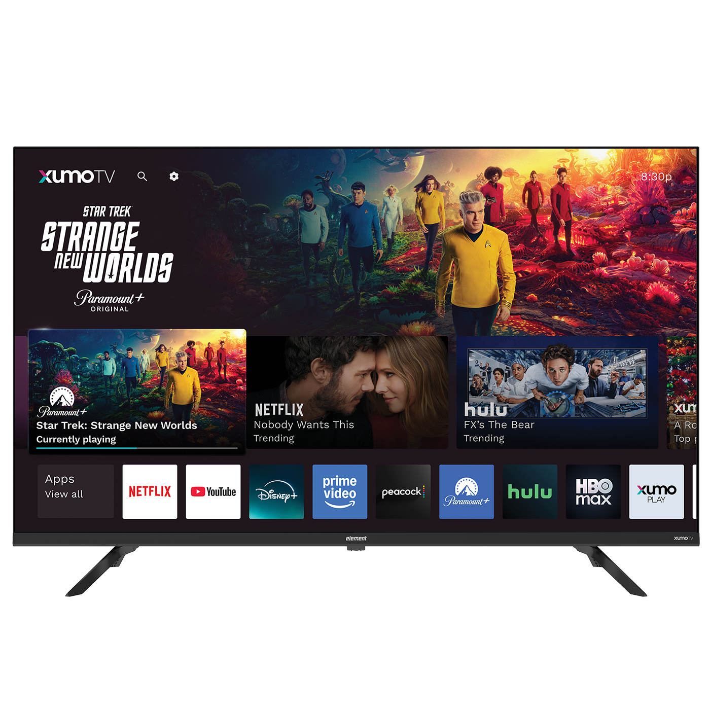 Element 43" 4K UHD  HDR Frameless Xumo TV