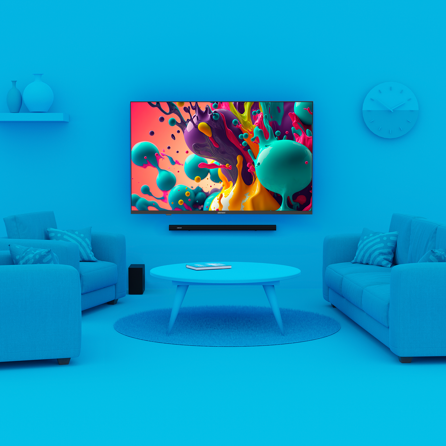 Element 55" 4K UHD HDR Google TV - Frameless