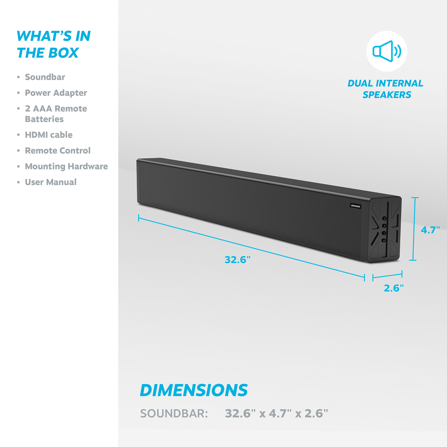 Element 2.0 Outdoor Sound Bar